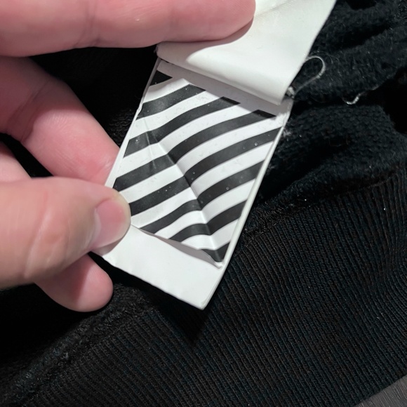 Off-White Seeing Things Caravaggio Crewneck Cotton Jumper in Black Medium - Picture 4 of 8